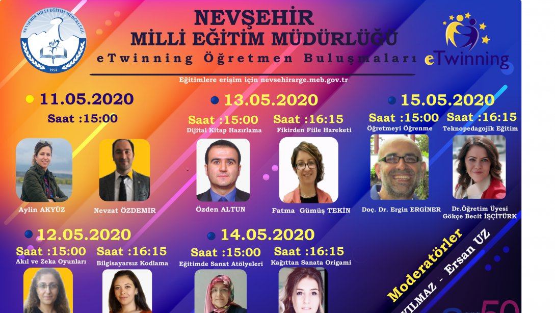 Nevşehir Milli Eğitim Müdürlüğü eTwinning Öğretmen Buluşmaları
